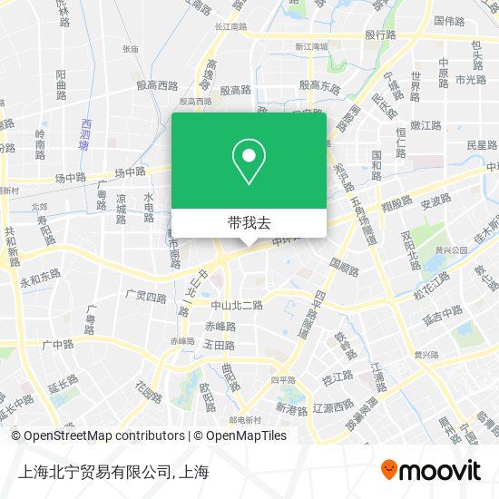 上海北宁贸易有限公司地图