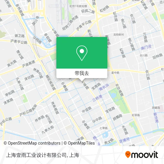 上海壹雨工业设计有限公司地图