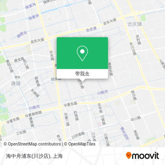 海中舟浦东(川沙店)地图