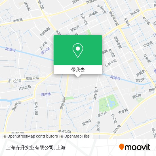 上海卉升实业有限公司地图