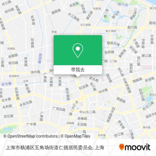 上海市杨浦区五角场街道仁德居民委员会地图