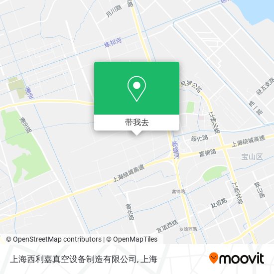 上海西利嘉真空设备制造有限公司地图