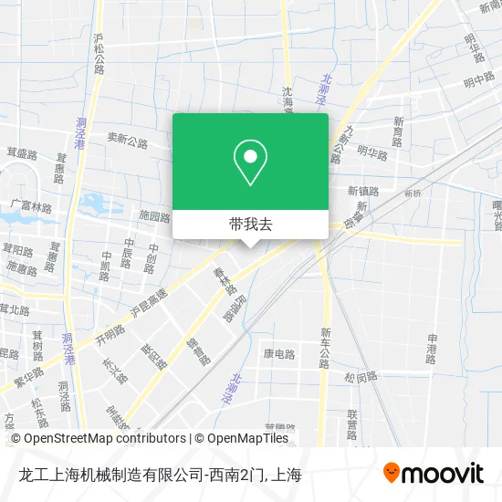 龙工上海机械制造有限公司-西南2门地图