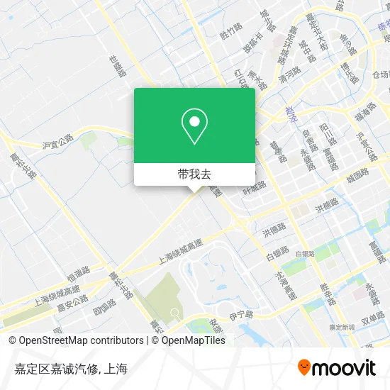 嘉定区嘉诚汽修地图