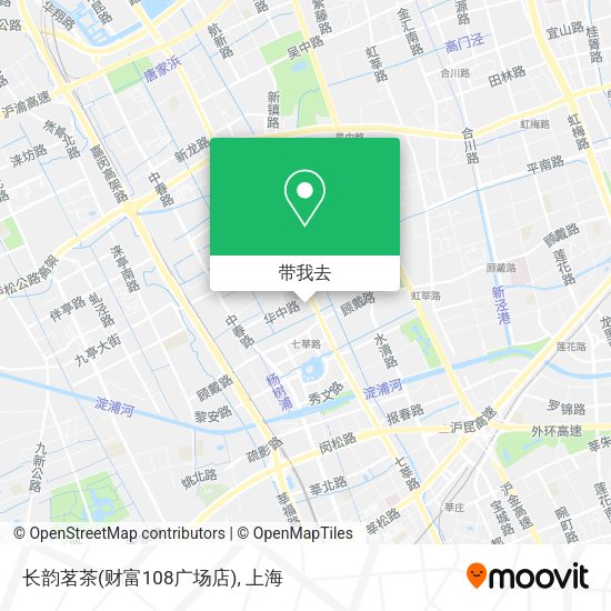长韵茗茶(财富108广场店)地图