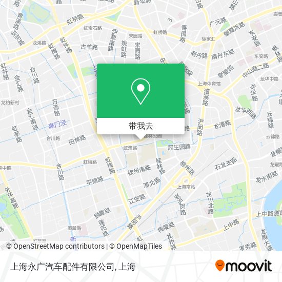 上海永广汽车配件有限公司地图