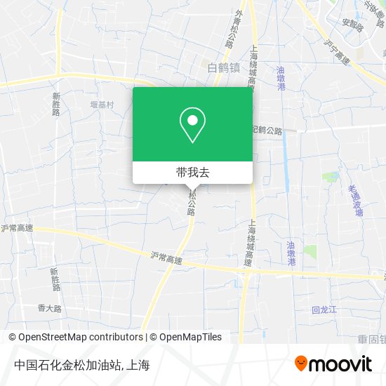 中国石化金松加油站地图