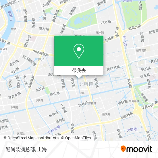 迎尚装潢总部地图