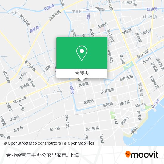 专业经营二手办公家里家电地图