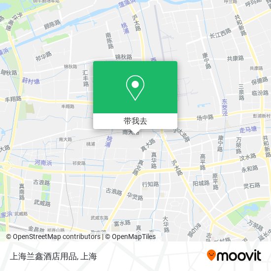 上海兰鑫酒店用品地图