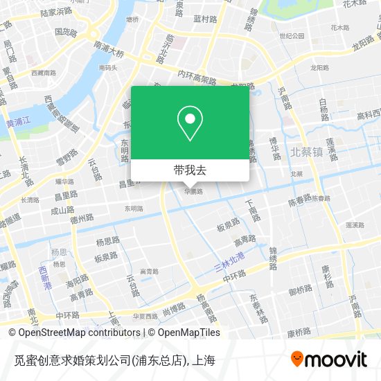 觅蜜创意求婚策划公司(浦东总店)地图
