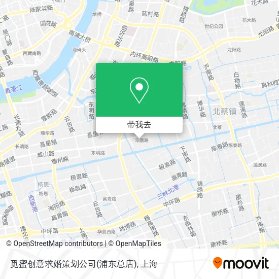 觅蜜创意求婚策划公司(浦东总店)地图