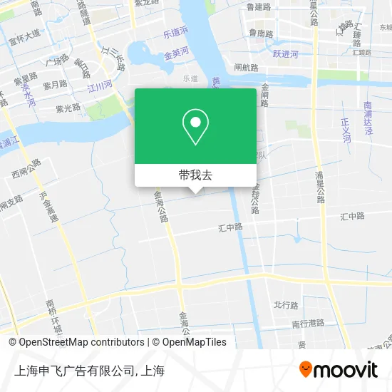 上海申飞广告有限公司地图