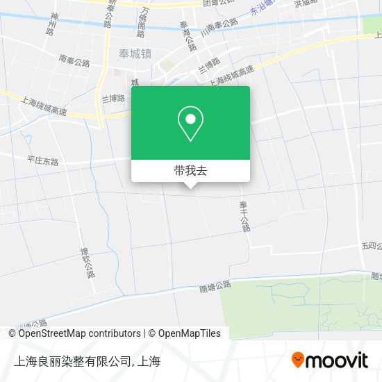上海良丽染整有限公司地图
