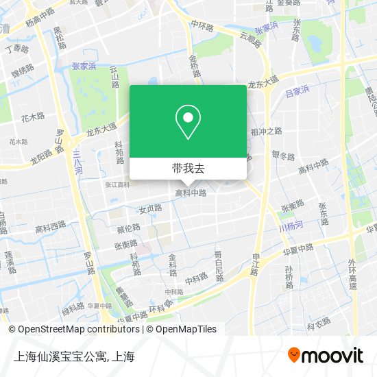 上海仙溪宝宝公寓地图