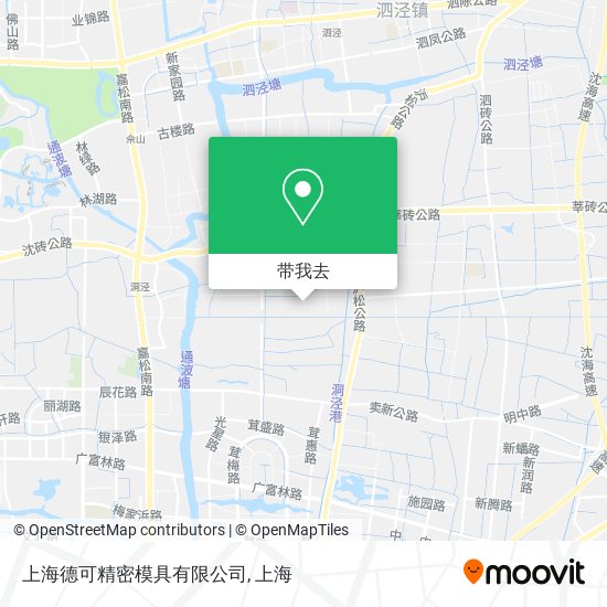 上海德可精密模具有限公司地图