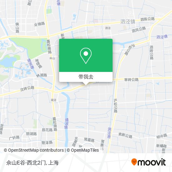 佘山E谷-西北2门地图