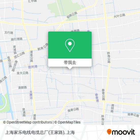 上海家乐电线电缆总厂(王家路)地图