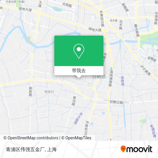 青浦区伟强五金厂地图