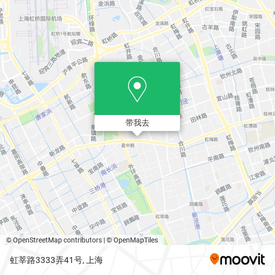 虹莘路3333弄41号地图