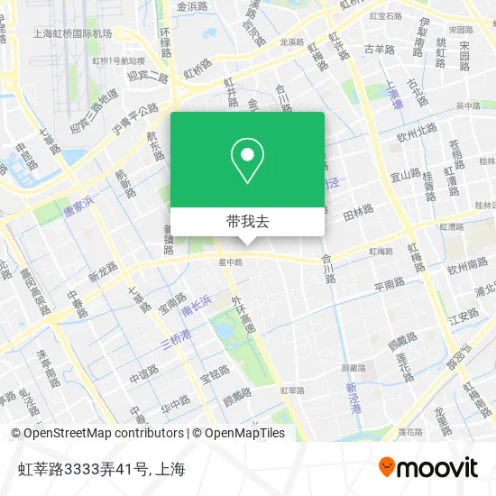 虹莘路3333弄41号地图