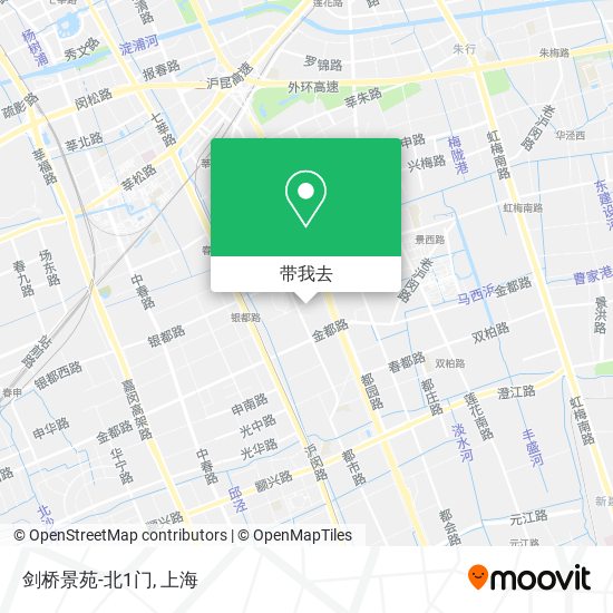 剑桥景苑-北1门地图