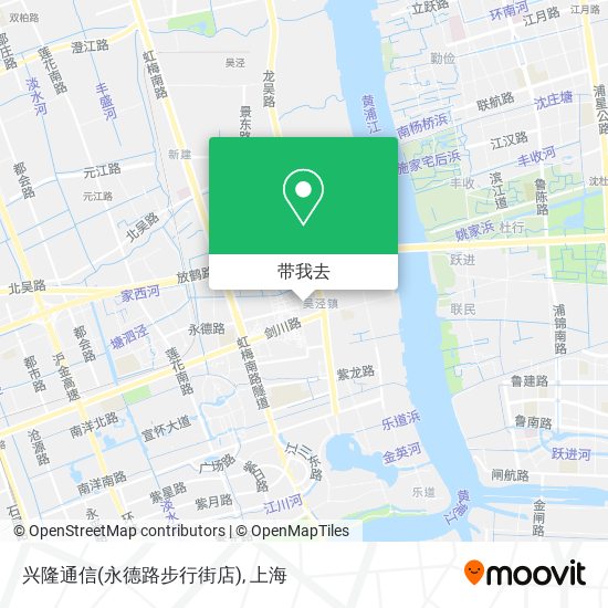 兴隆通信(永德路步行街店)地图