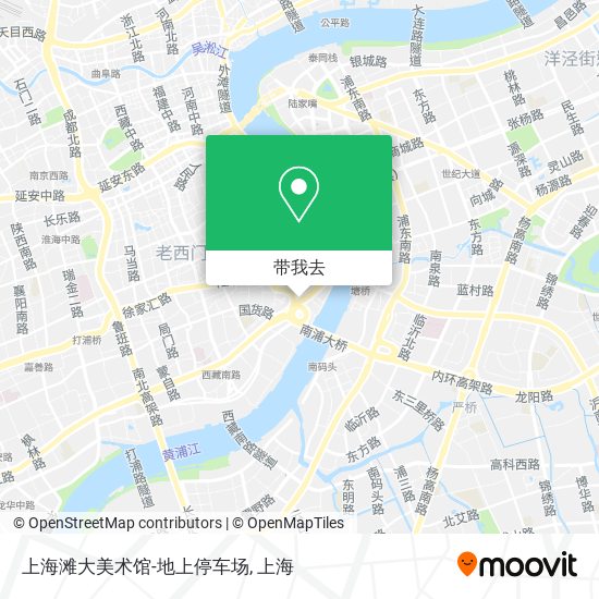 上海滩大美术馆-地上停车场地图
