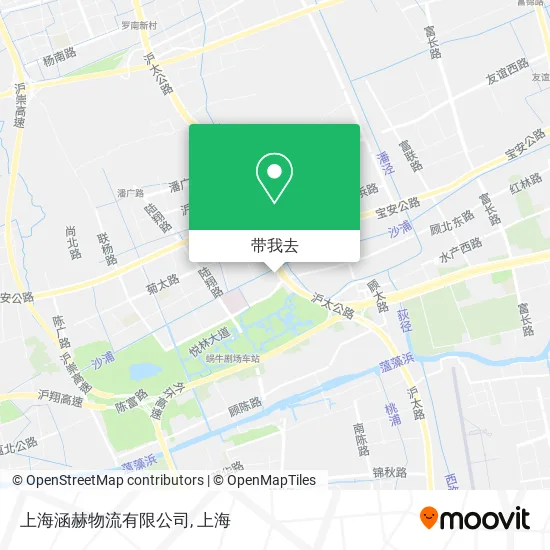 上海涵赫物流有限公司地图