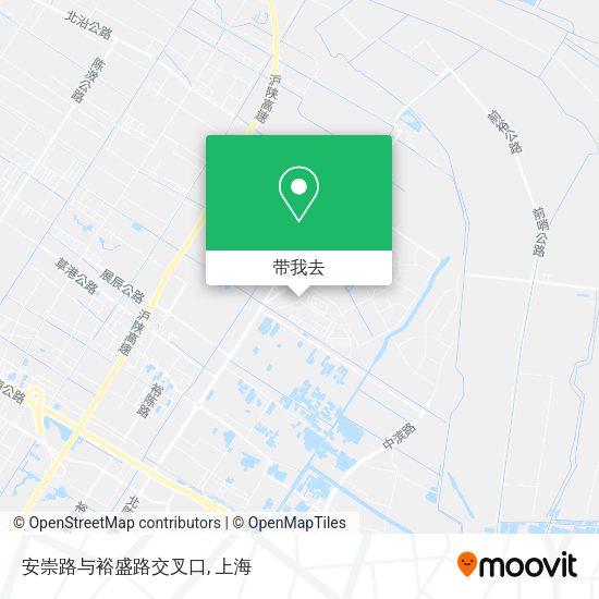 安崇路与裕盛路交叉口地图