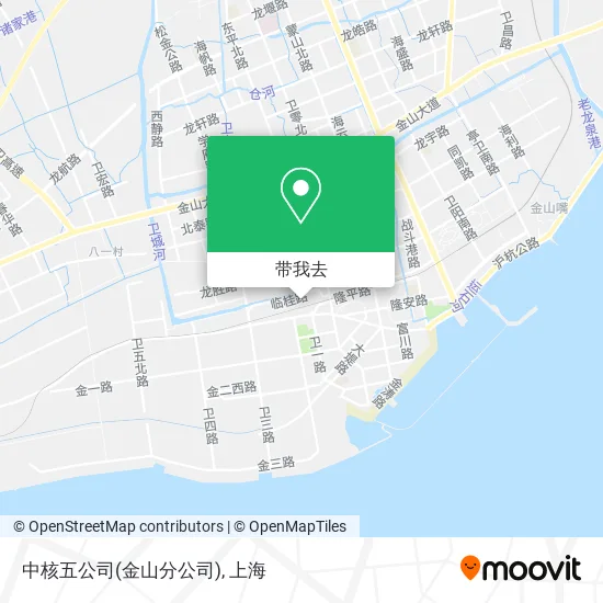 中核五公司(金山分公司)地图