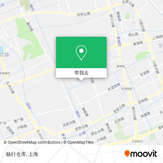 杨行仓库地图