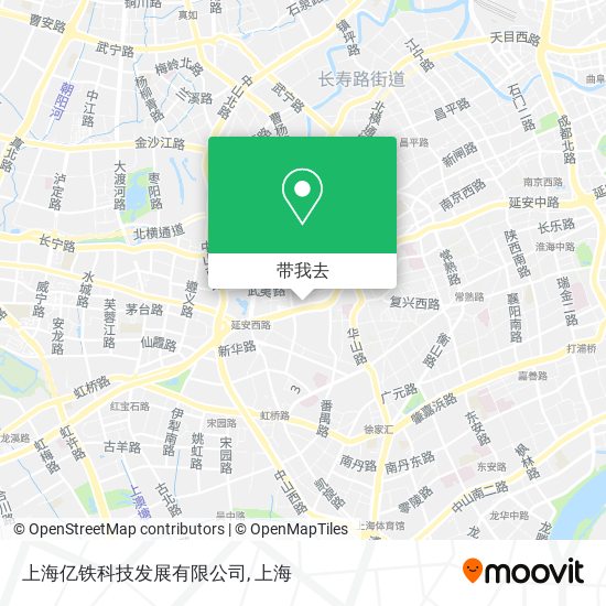 上海亿铁科技发展有限公司地图