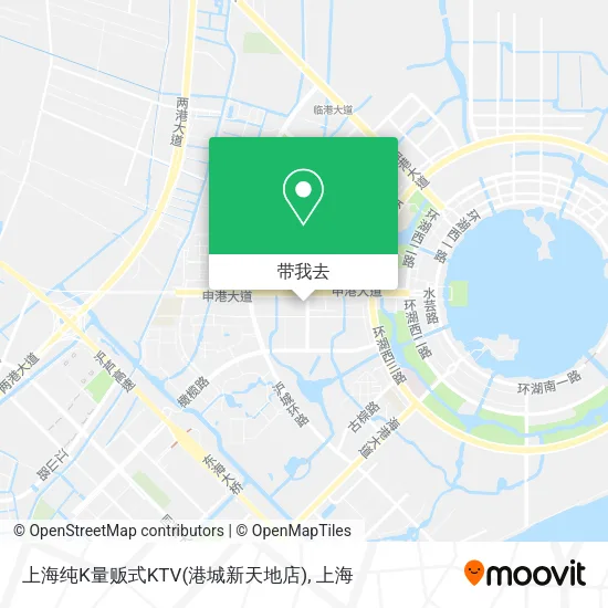 上海纯K量贩式KTV(港城新天地店)地图
