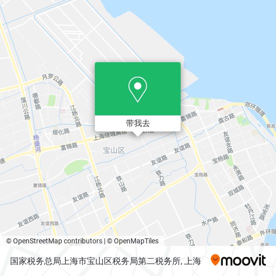 国家税务总局上海市宝山区税务局第二税务所地图