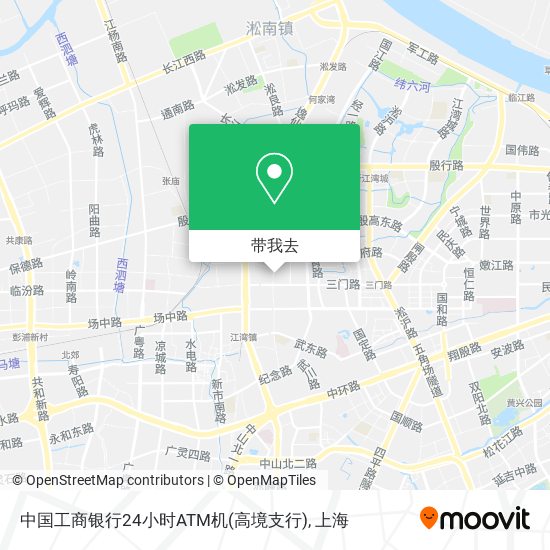 中国工商银行24小时ATM机(高境支行)地图