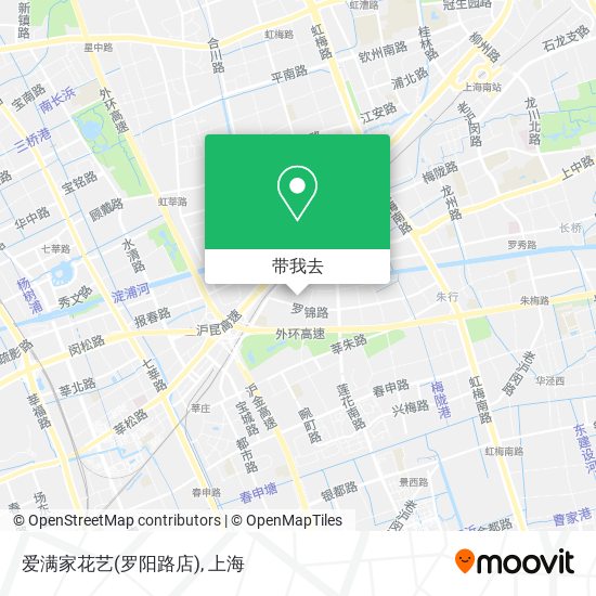 爱满家花艺(罗阳路店)地图
