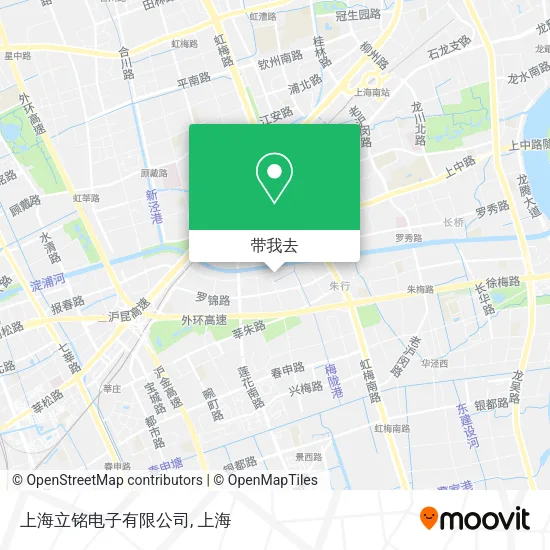 上海立铭电子有限公司地图