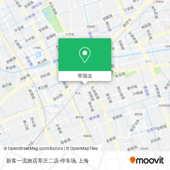 新客一流旅店莘庄二店-停车场地图