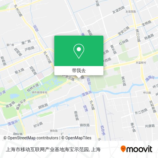 上海市移动互联网产业基地海宝示范园地图