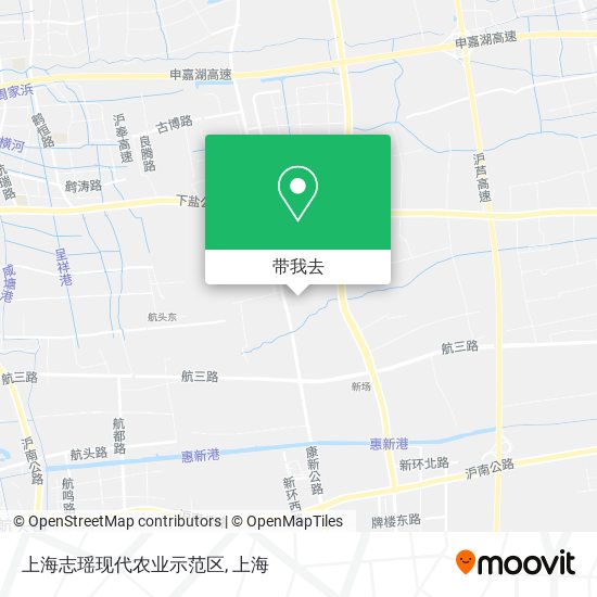 上海志瑶现代农业示范区地图