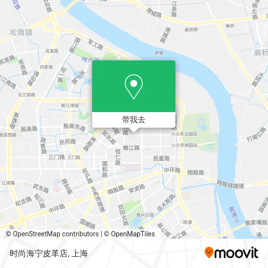 时尚海宁皮革店地图