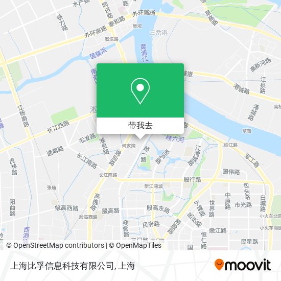 上海比孚信息科技有限公司地图