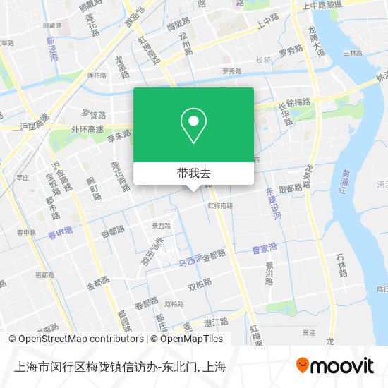 上海市闵行区梅陇镇信访办-东北门地图