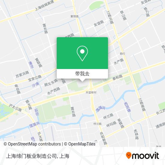 上海缔门板业制造公司地图