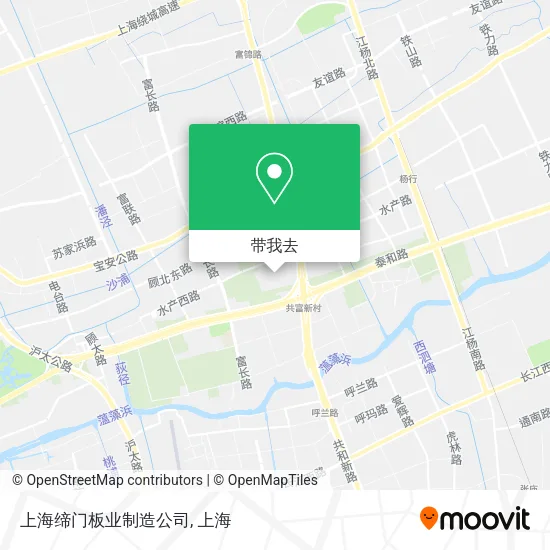 上海缔门板业制造公司地图