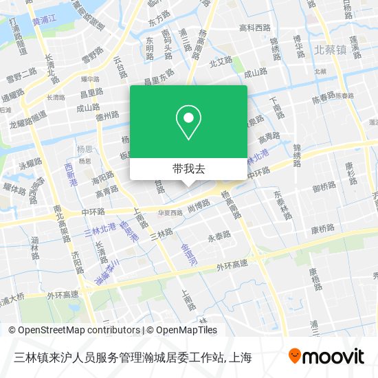 三林镇来沪人员服务管理瀚城居委工作站地图