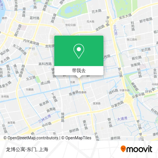 龙博公寓-东门地图