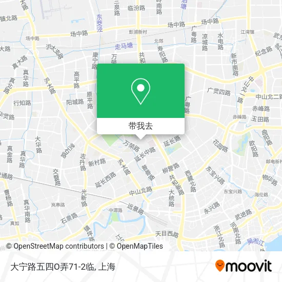 大宁路五四O弄71-2临地图