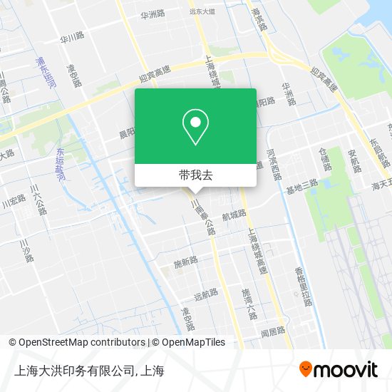 上海大洪印务有限公司地图